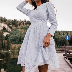 Felicia dress in blue